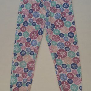 Disney Frozen pajama bottoms with snowflake print